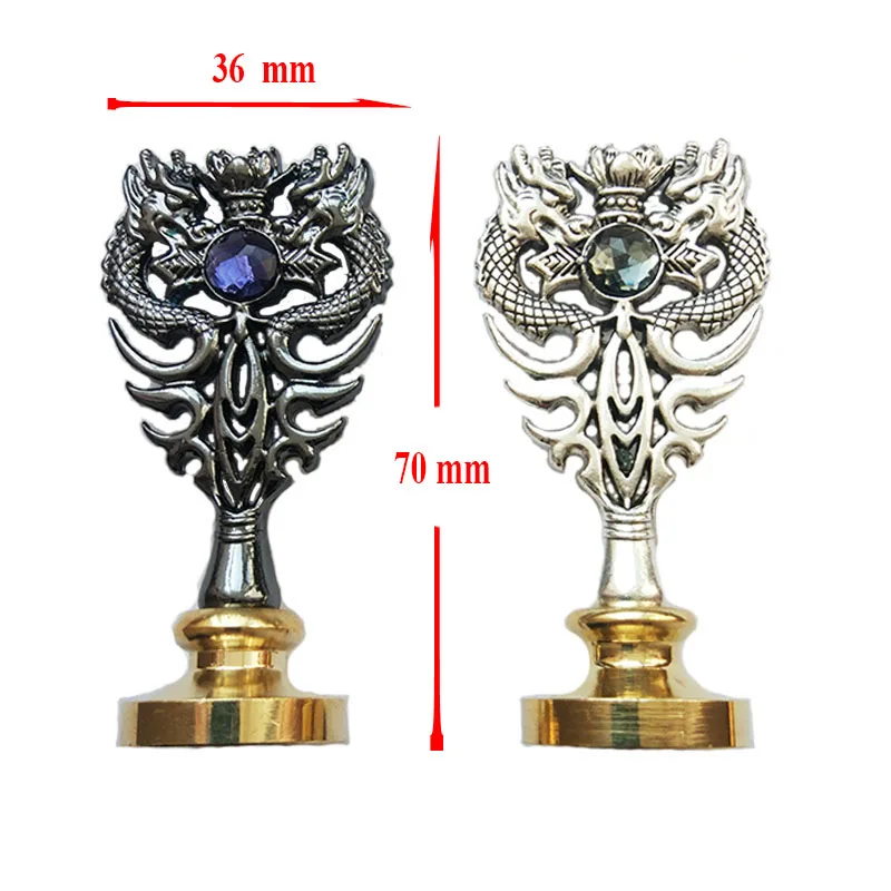 I Love To The Moon Back индивидуальная восковая печать штамп металлический дракон ручка