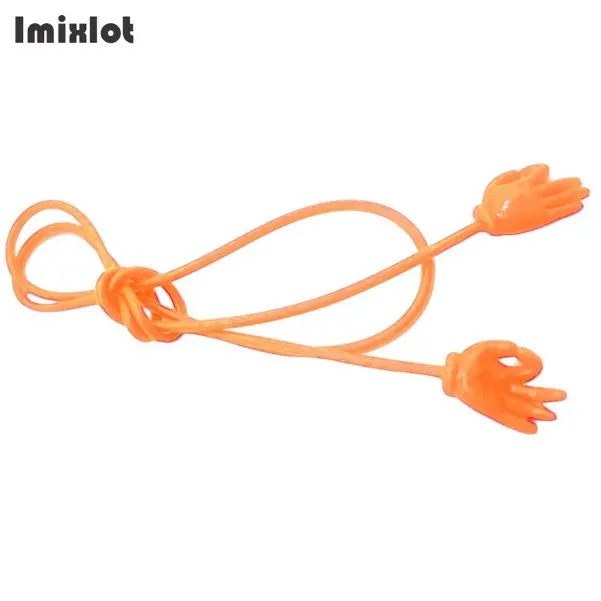 Imixlot OK дизайн рук Противоскользящие силиконовые солнцезащитные очки шнуры цепочка для очков шнур держатель веревки - Цвет: orange