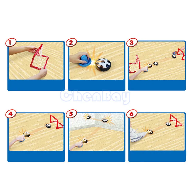 Электрическая Магнитная подвеска для футбола настольные игрушки игры в футбол