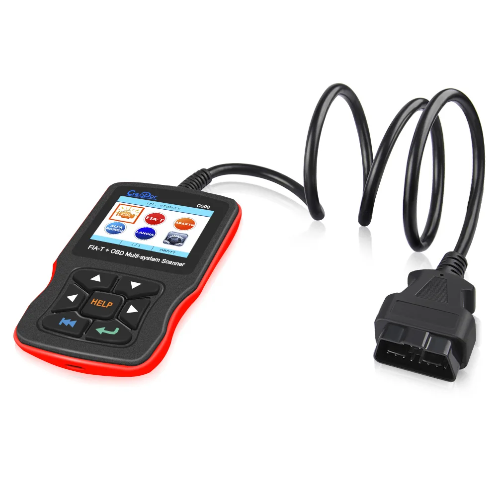 Creator Auto C508 сканер для FIAT/Alfa/Abrath/Lancia Airbag/ABS диагностический Автомобиль OBD 2 OBDII/сканер