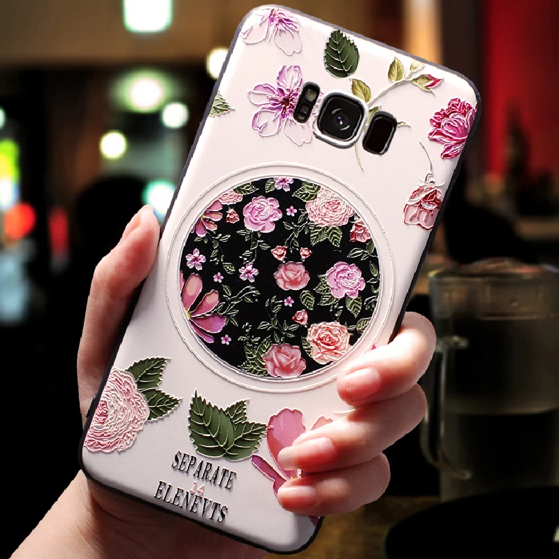 Yonlintan силиконовый 3d coque чехол для samsung galaxy s8 s 8 оригинальный роскошный мобильный