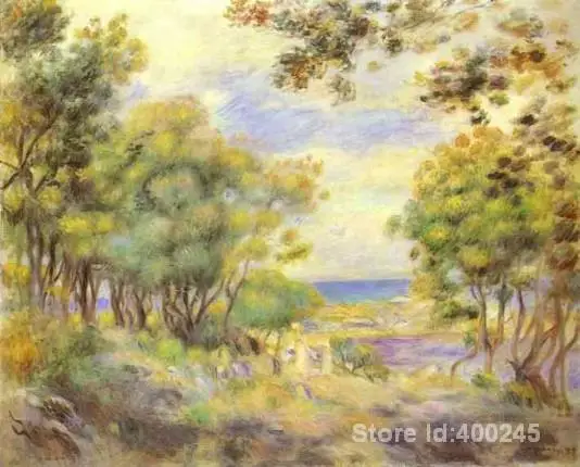 

Pierre Auguste Renoir paintings of Landscape at Beaulieu modern art beautiful High quality Hand painted