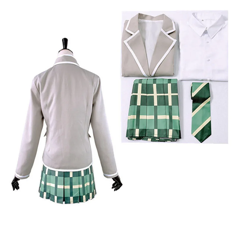 Аниме челка мечта! Костюм для косплея Аоба Мока после свечения женская форма Sclool