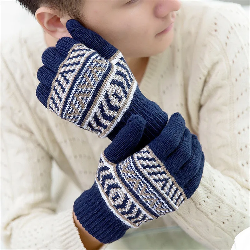 Корейская мода Для Мужчин's осень зима утолщаются Прихватки для мангала