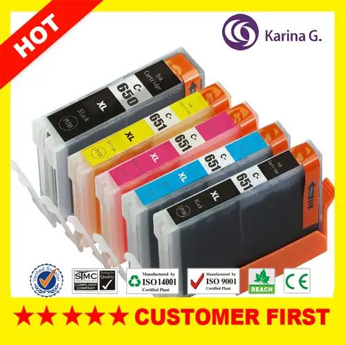 5 шт. картриджи для струйных принтеров Canon Pixma MG5500|ink cartridge|printer cartridgescartridge for printer |