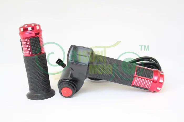 1 пара светодиодный дисплей рукоятка поворот скорости дроссельной заслонки ebike