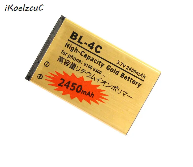 IKoelzcuC BL-4C BL 4C BL4C батарея для Nokia 6300 6260 6170 6131 6110 6100 Замена батареи мобильного