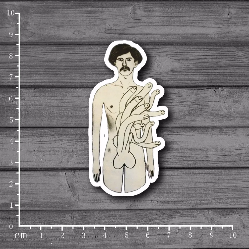 

Exclusive Bad Taste Male Medusa Corporal For Laptop Notebook Skateboard Backpack Tables Decal Stationery Sticker[Single]