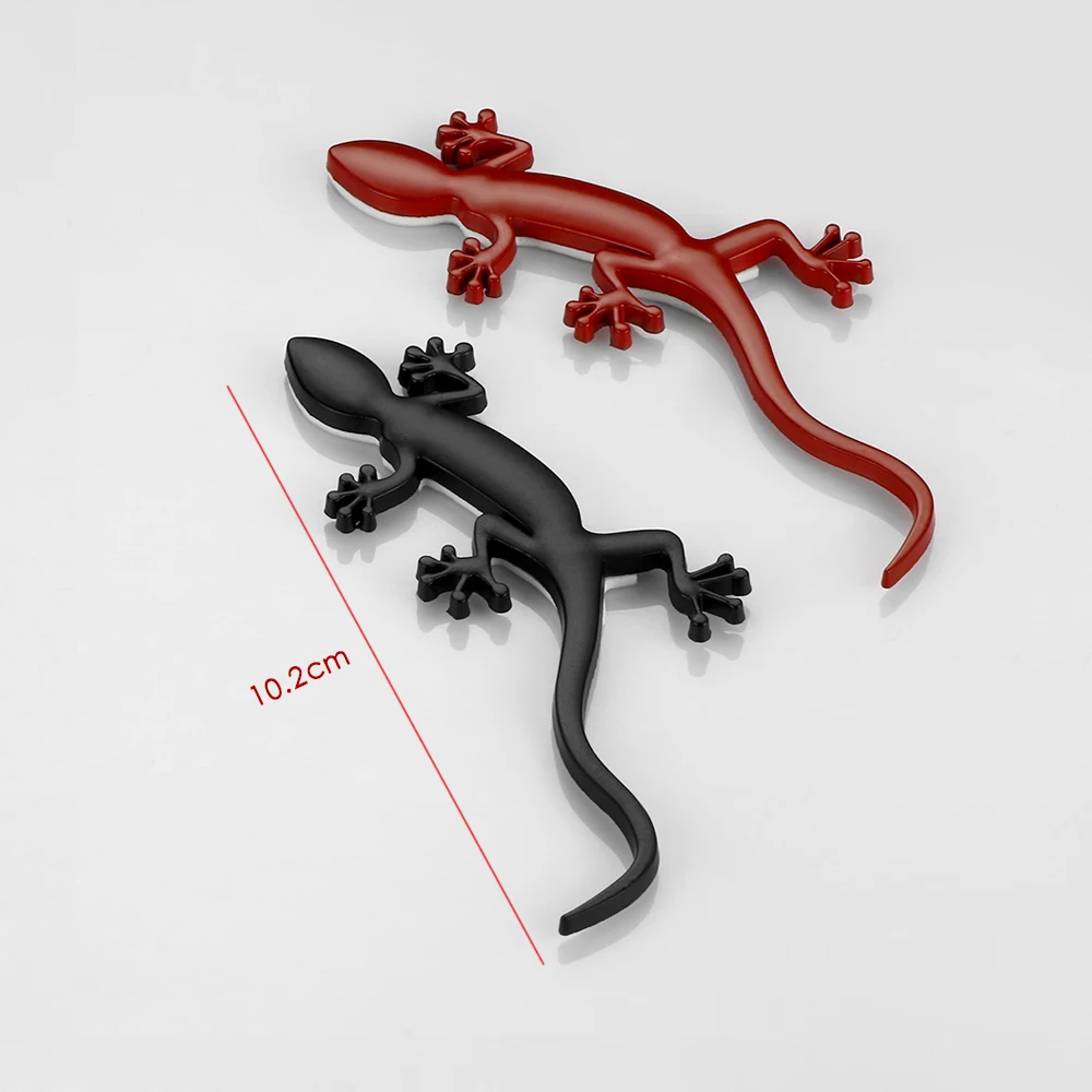 Gecko хромированный 3d-значок из цинкового сплава для Металлическая Эмблема машины
