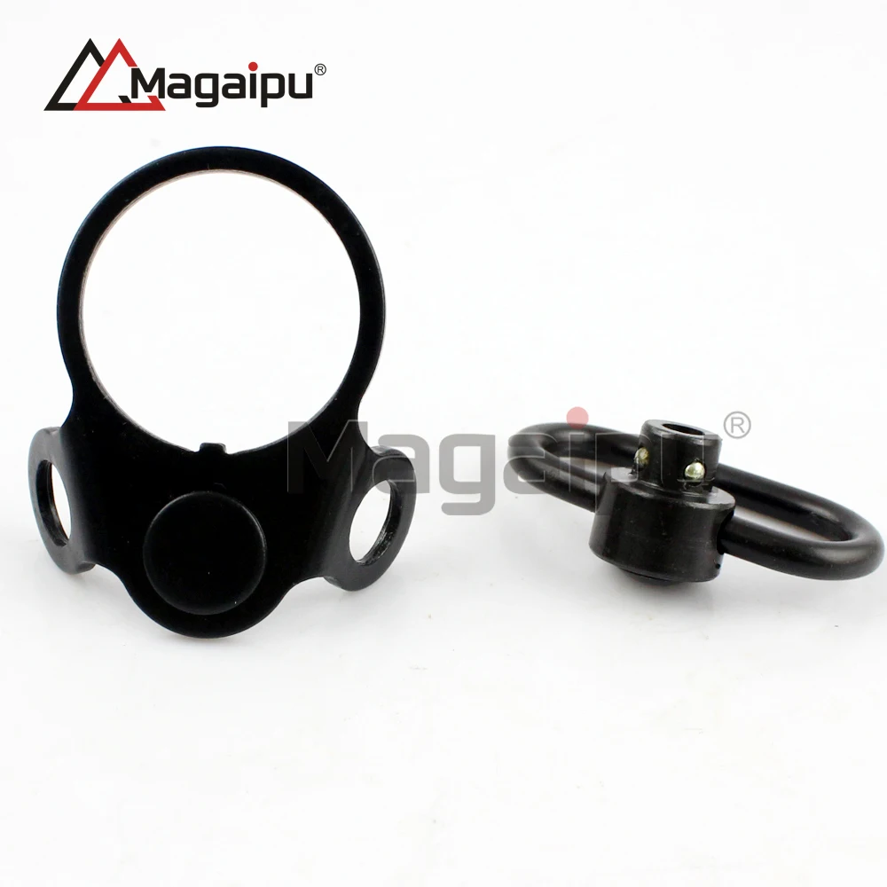 Magaipu Dual Side Full Steel End Plate Ambidextrous QD Sling Mount Adapter Attachment Push Button For Airsoft | Спорт и развлечения