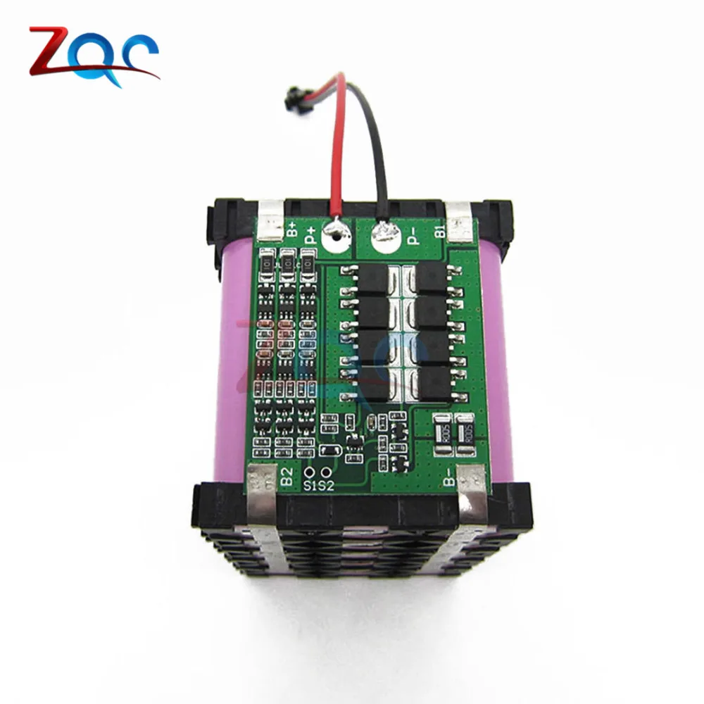 Защитная плата 3S 25A Li Ion 18650 BMS PCM для аккумулятора с балансиром литий ионного