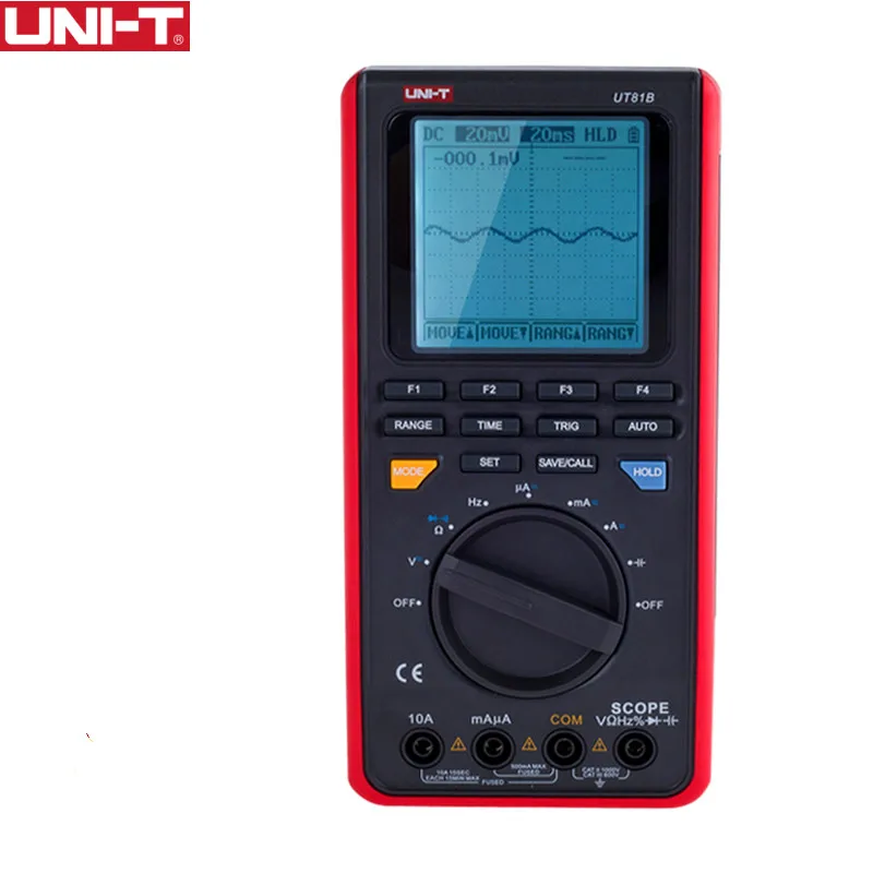 UNI T UT81B цифровой мультиметров Ручной мультиметр с USB/ЖК метром тестер осциллограф
