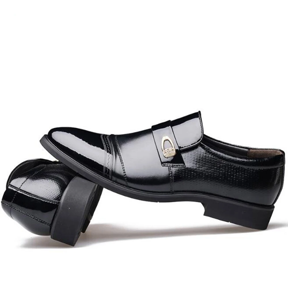 QFFAZ New Spring Fashion Oxford Business Men Shoes Genuine Leather High Quality Soft Casual Breathable Men's Flats man | Обувь