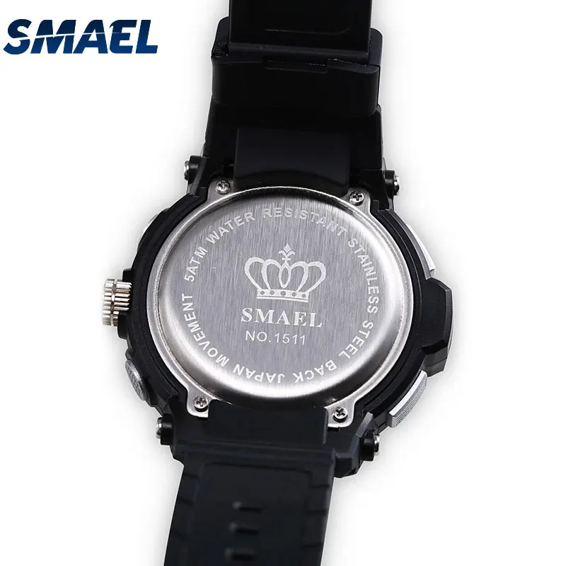 Небесно голубые крутые Модные мужские наручные часы SMAEL модные