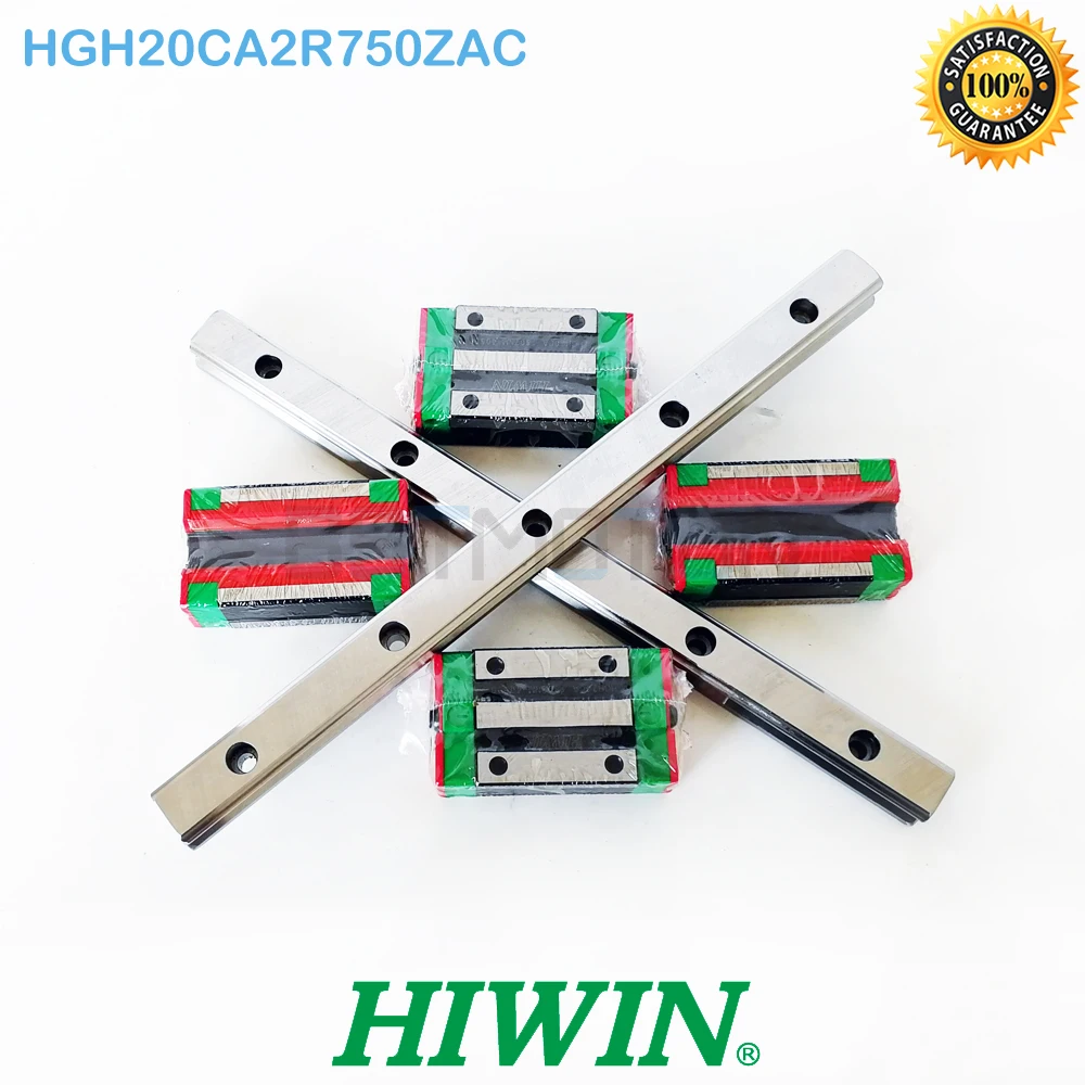 Новый оригинальный HIWIN 20 мм линейная направляющая HGR20 750 рельс с линейным