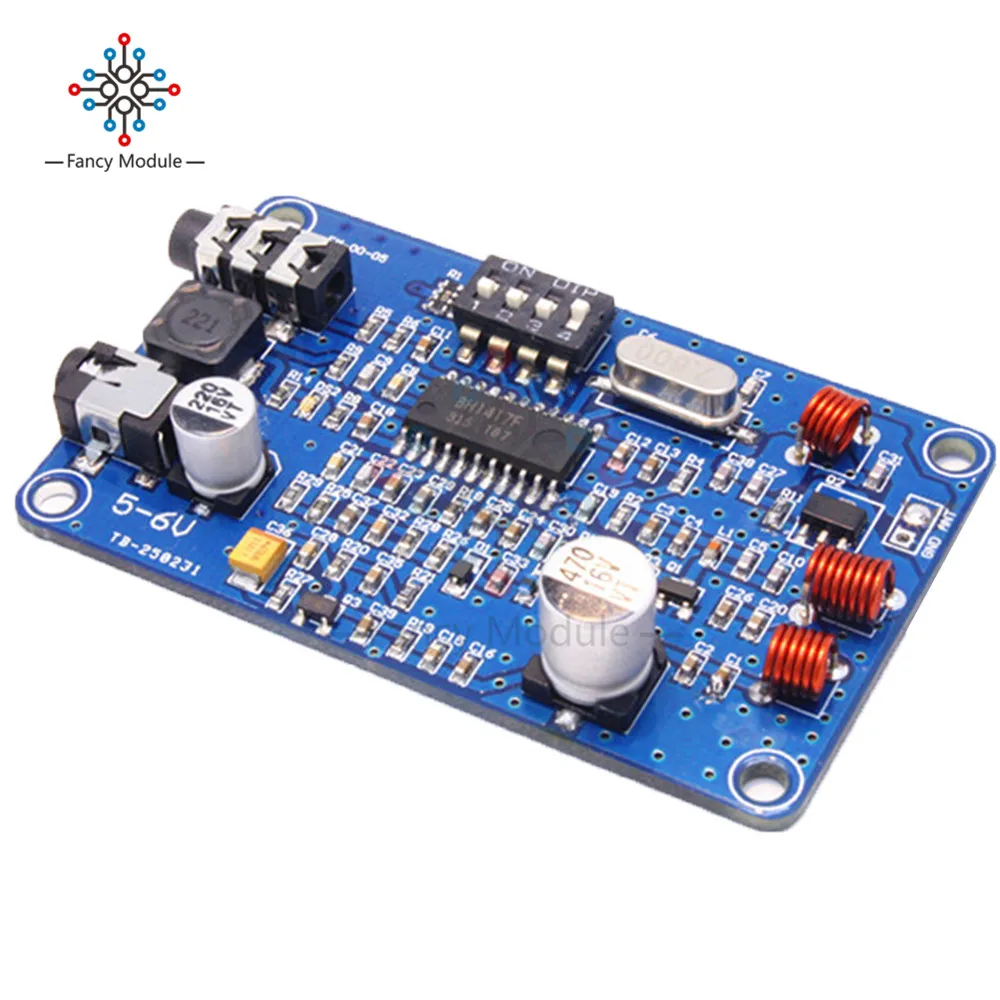 BH1417 50Hz-15000Hz 5-6 Вт PLL FM передатчик цифрового двухканальный стерео радиостанция