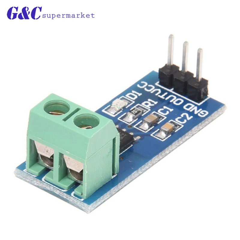 Модуль датчика тока зала ACS712 модуль для Arduino 5A 20A 30A 1 шт.|Интегральные схемы| |
