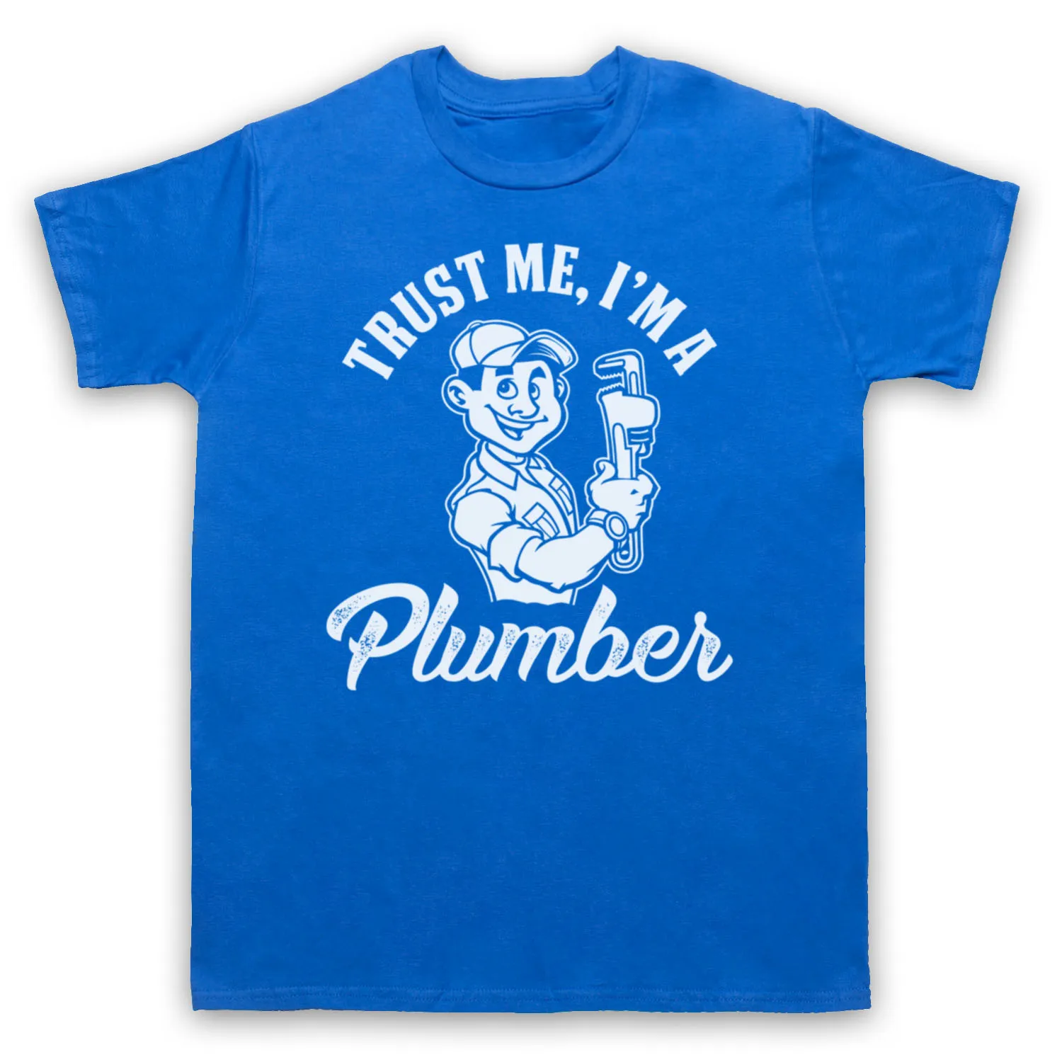 Футболка мужская с надписью Trust Me I A Plumber смешная одежда для работы смешной