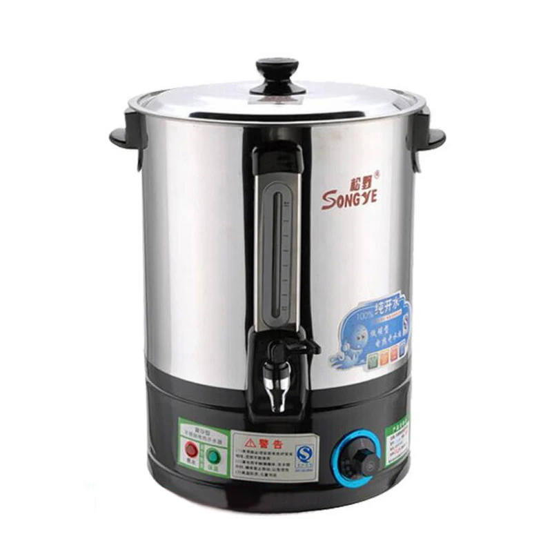 

Commercial Electric Kettle Water Heating Bucket Stainless Steel Insulation Boiling Kettle Water Tea Heater Large Capacity SY-28