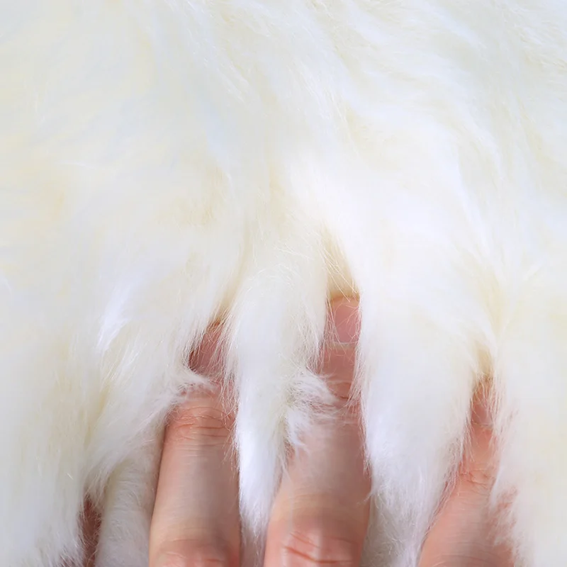 WonderFur уникальный дизайн эллиптический бежевый белый прикроватный коврик из