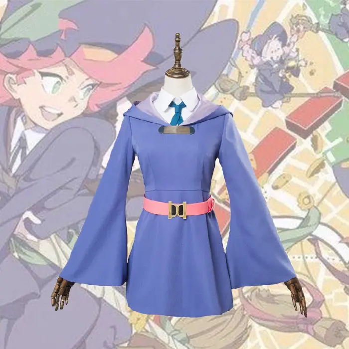 

Little Witch Academia Cosplay Costume Atsuko Akko Kagari Uniform Dress Cosplay Costume Halloween Carnival Costumes