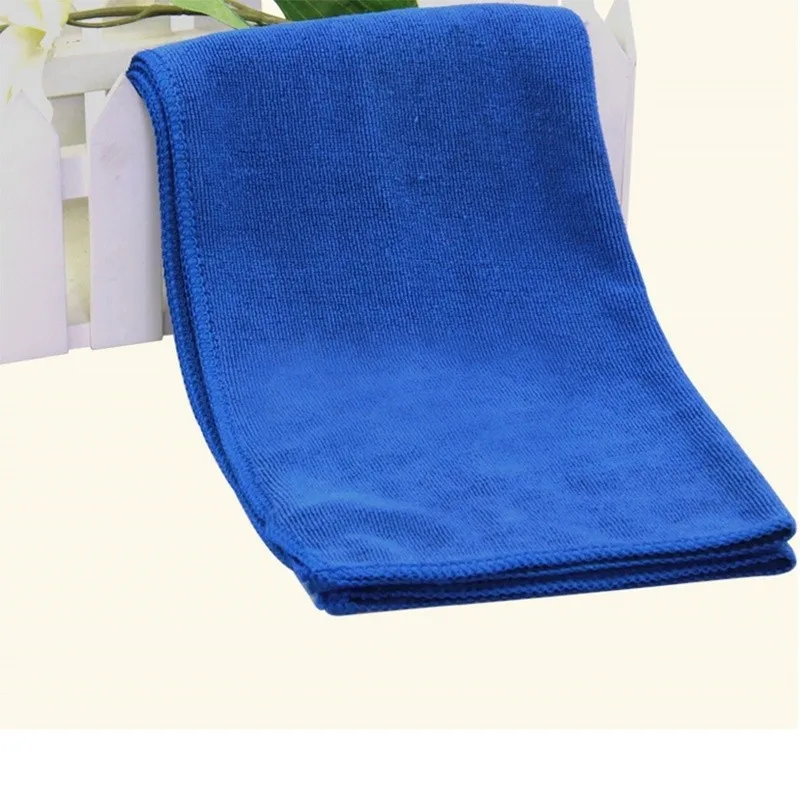 2pc салфетка из микрофибры для чистки ткани домашняя тряпка мытья автомобиля