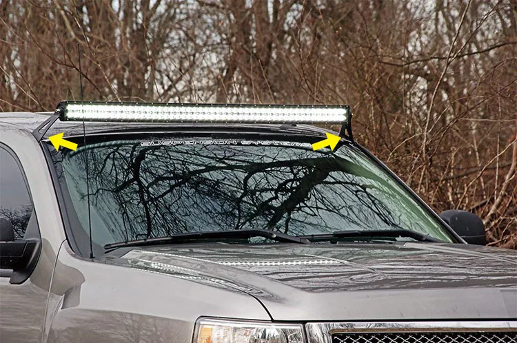 Oslamp 3 ряд 50 дюймов 702 Вт изогнутый светодиодный свет бар Offroad Combo рабочий +