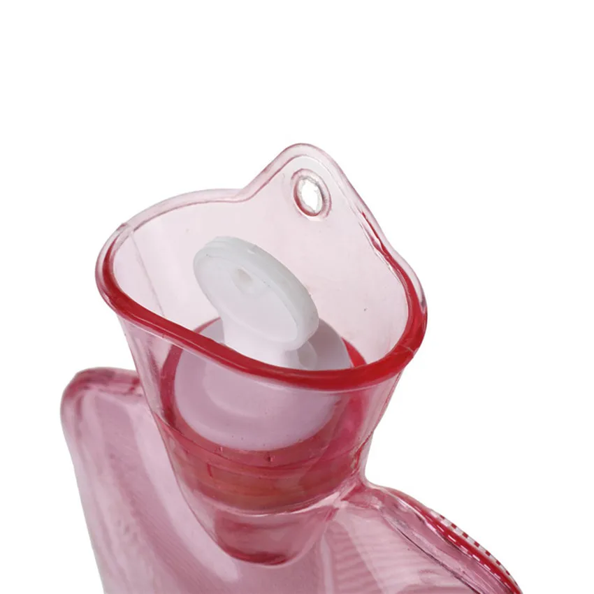 250 мл мини ПВХ бутылка для горячей воды рук маленькая резиновая с флисовой