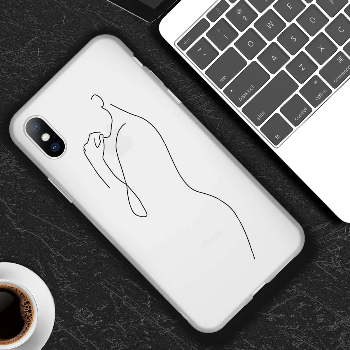 Lovebay для iPhone 11 Pro Max 6 6s 7 8 Plus X XR XS Max 5 5S SE чехол для телефона мультяшная статуя абстрактное искусство окрашенный Мягкий ТПУ чехол - Цвет: T9