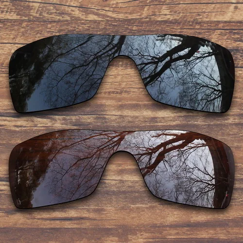 ToughAsNails Polarized Replacement Lenses for Oakley Batwolf Sunglasses- Multiple Options - Цвет линз: Black and Brown