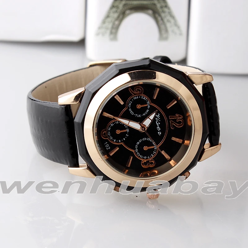 Креативный простой 2020 женские часы платье Женева кожа кварцевые Топ бренд