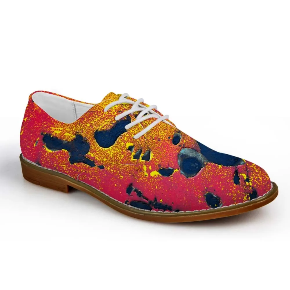 

Noisydesigns Men Oxfords shoes Male Casual antique Old Looking Print Leather Oxford shoe Boys Flat Leisure Business Dress Shoe