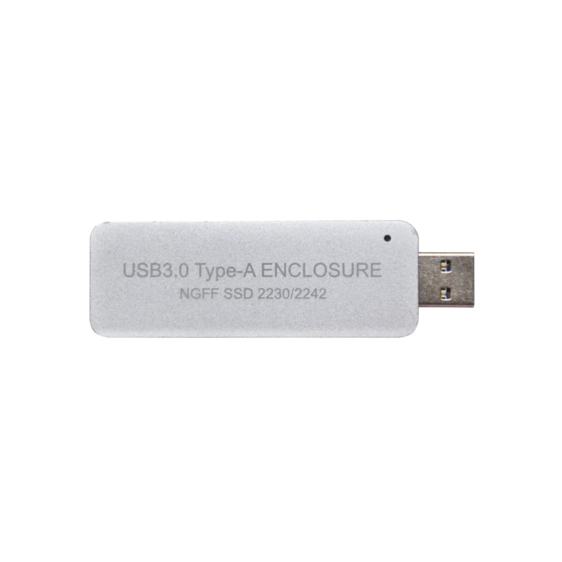 Verkauf Versenkbare Schalter USB 3.0 Zu M.2 SATA SSD Gehäuse USB3.0 Zu NGFF B Schlüssel B + M Schlüssel Adapter M2 Mini Mobile Tragbare Box