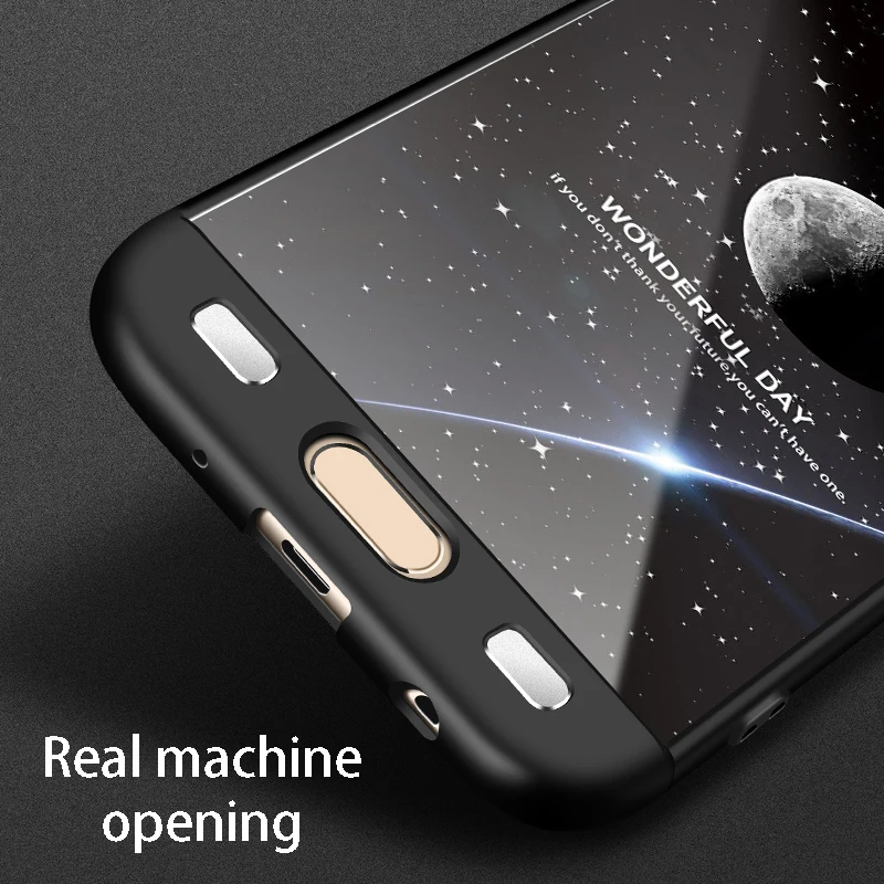 360 градусов полное покрытие чехол для Samsung Galaxy J5 pro J7 prime J7por задняя крышка PC жесткие
