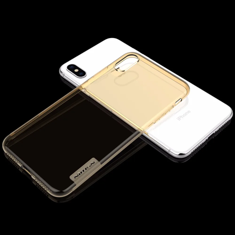 Чехол для iphone XS Max NILLKIN из ТПУ, прозрачный, мягкий чехол-накладка для iphone xs max x xr 5 s se 6