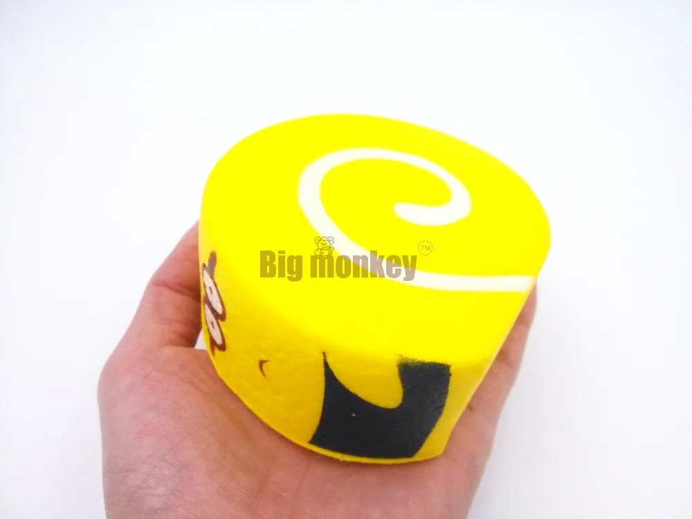 Новый 1 шт. Jumbo 10 см мягкий Гадкий я Миньоны торт ролл медленно поднимающийся