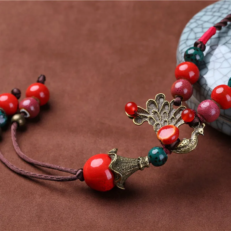 Длинное ожерелье для женщин Ювелирные Изделия подарок керамические аксессуары