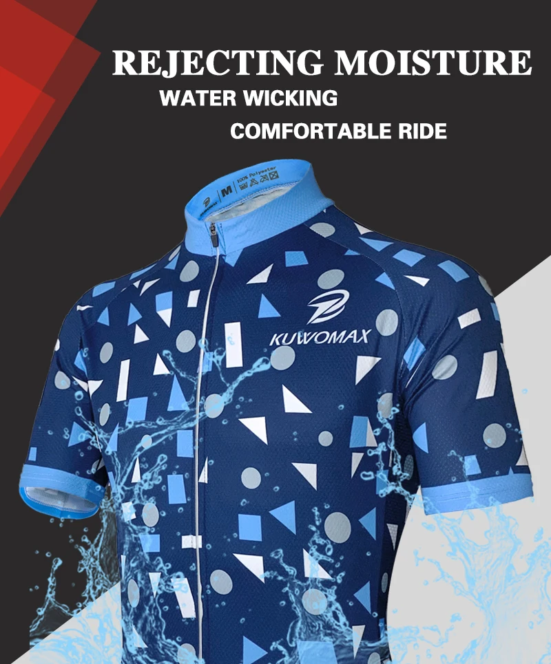 KUWOMAX Велоспорт Джерси Набор велошорт быстросохнущая Ropa Ciclismo дышащая одежда для езды на велосипеде летняя профессиональная одежда для велоспорта