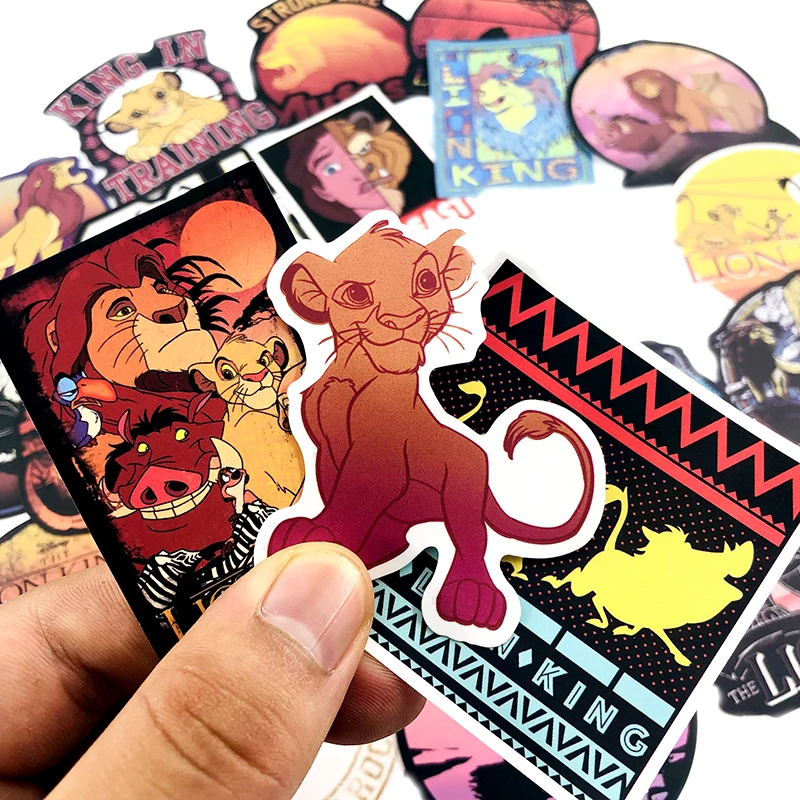 50Pcs European And American Classic Animation Lion Sticker ForDecorative Guitar Skateboard Toy Motorcycle Luggage Suitcase