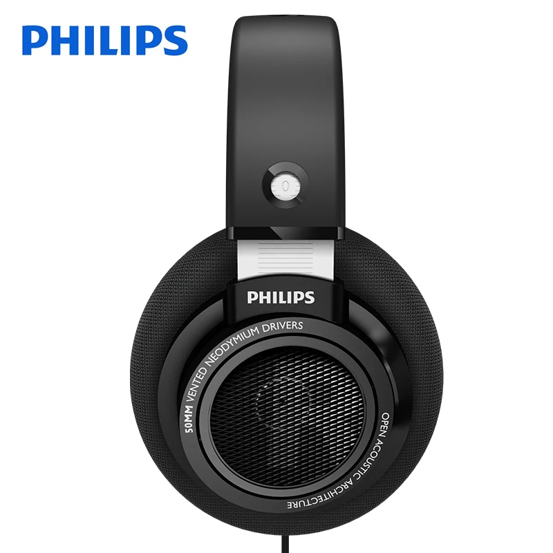 Philips профессиональные проводные наушники SHP9500 с активным шумоподавлением для