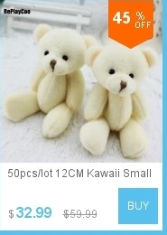 100 шт./лот Kawaii маленькие плюшевые мишки, набитые плюшем 3,5 см, игрушка плюшевый мишка, мини мишка, плюшевые игрушки, свадебные подарки 01301
