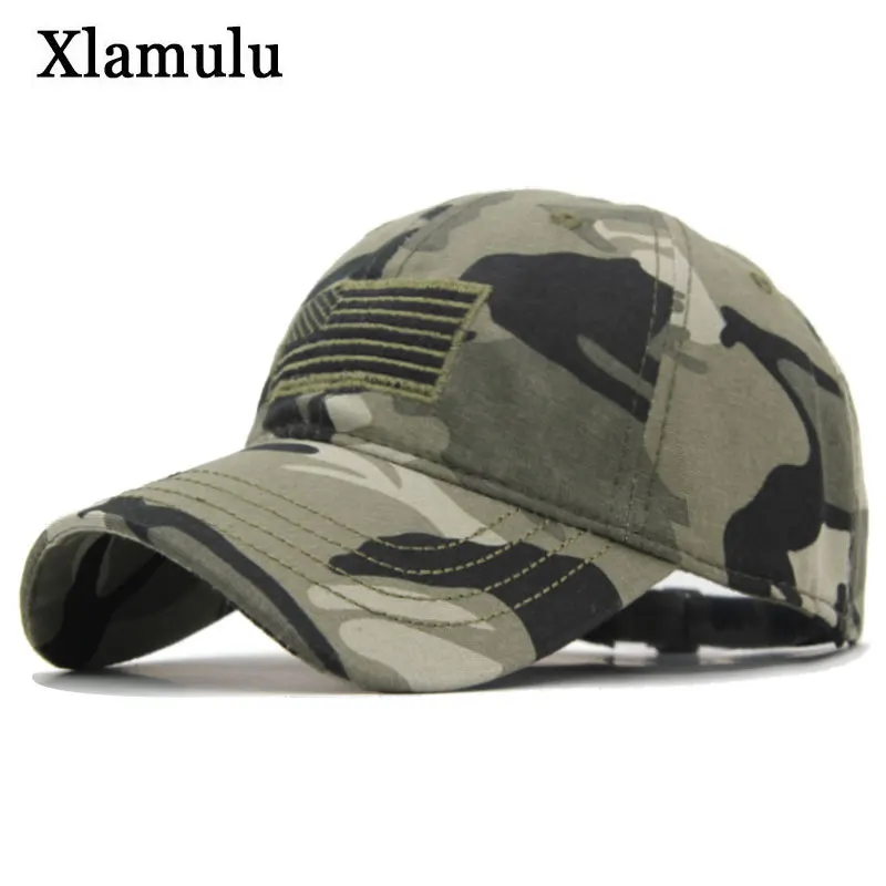 Xlamulu Камуфляжный флаг Мужская бейсболка Snapback головные уборы для мужчин и женщин Casquette Bone мужская Кепка Gorras с вышивкой Повседневная Кепка s