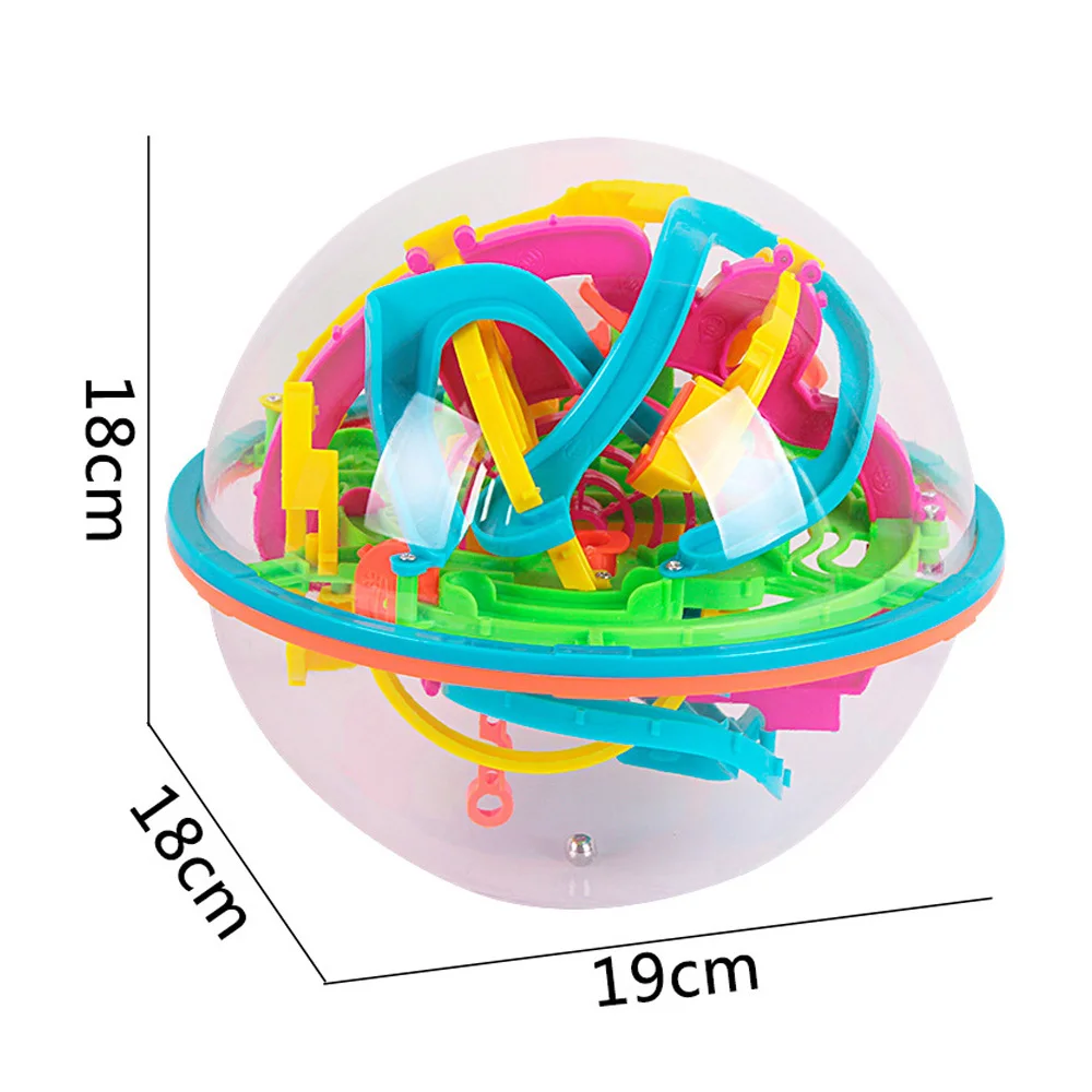 3D Maze Ball 138 Steps 925A Educational Magic Intellect Marble Puzzle Game Balance Toy for Kids | Игрушки и хобби