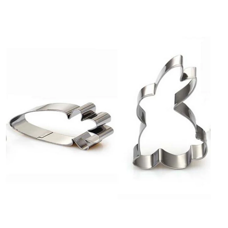 2 шт./компл. набор для выпечки печенья в виде моркови и кролика кондитерские