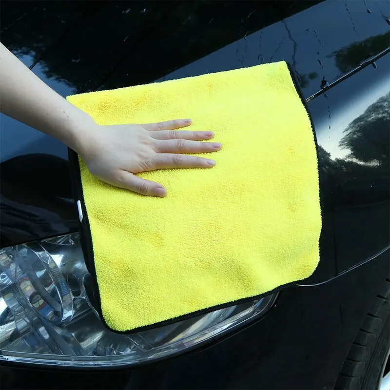 1 шт. полотенце из микрофибры для мытья автомобиля моющаяся быстросохнущая ткань