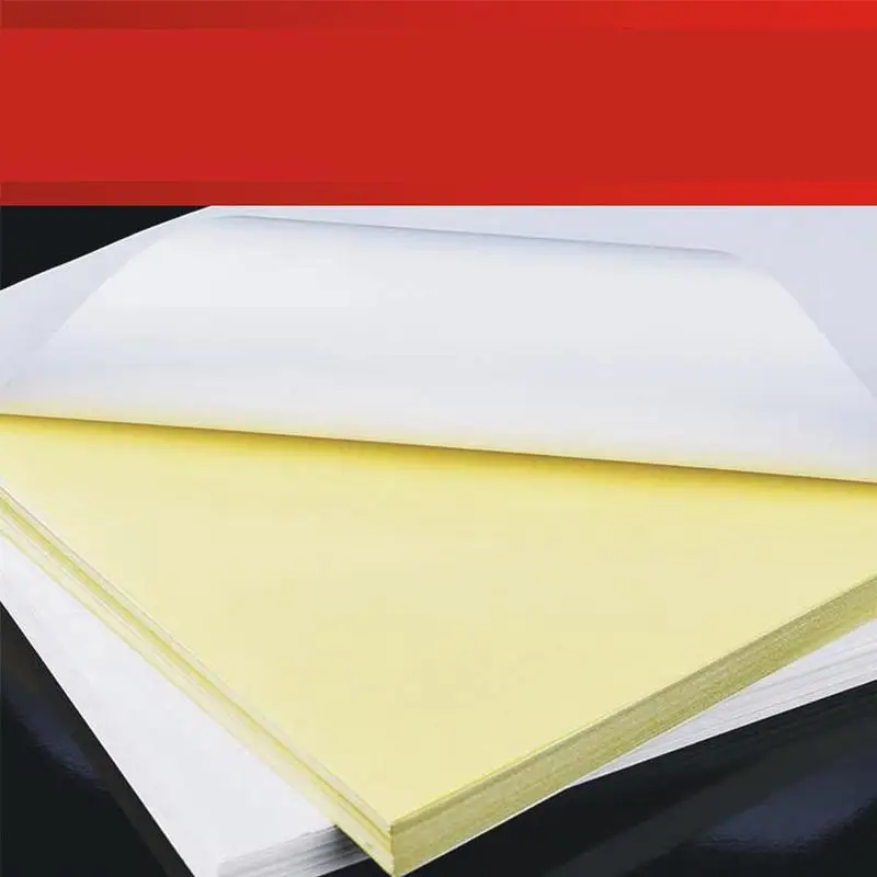 Vividcraft 50 Sheets Good Printing Quality Waterproof Self Adhesive A4 Blank White Paper Sticker Label for Laser Printer | Канцтовары