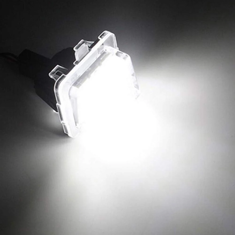2 шт. SMD светильник для номерного знака, комплект для Mercedes W204 W212 C207 C216 W221, автомобильные фары для номерного знака, внешние аксессуары