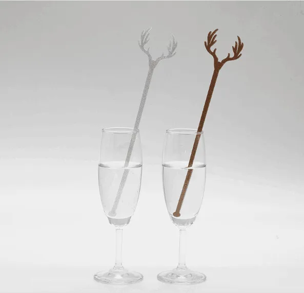 Акриловые палочки для напитков смешанные цвета рогатки свадьбы дня рождения