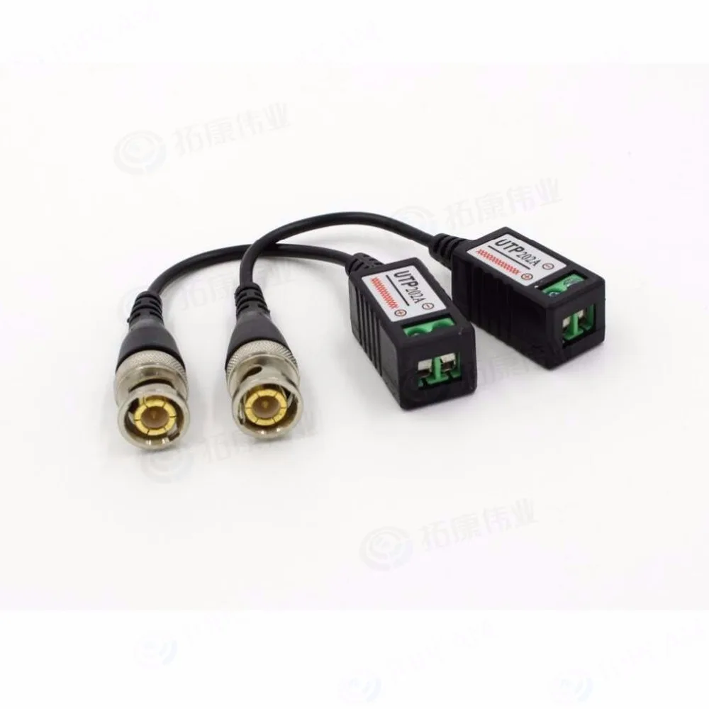 BNC CCTV Video Balun пассивные трансиверы UTP Cat5 характеристики расстояния выше 100 м: |