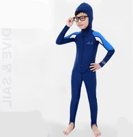 fashion fabric girl boy one piece swimsuit wetsuits lycra surfing womens surf clothes neoprene kids swimming suit scuba diving